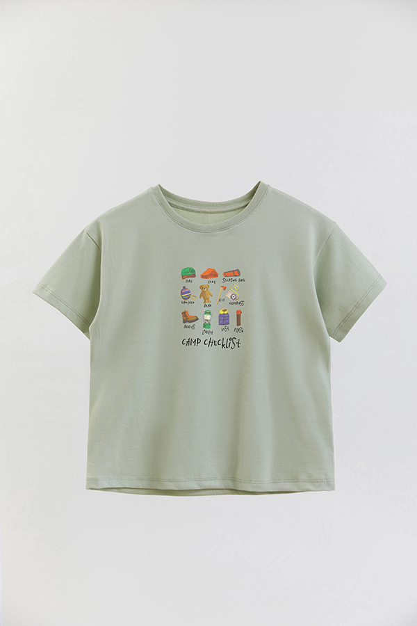 REMERA GB OVERSIZE BEAR CAMP CHECKLIST