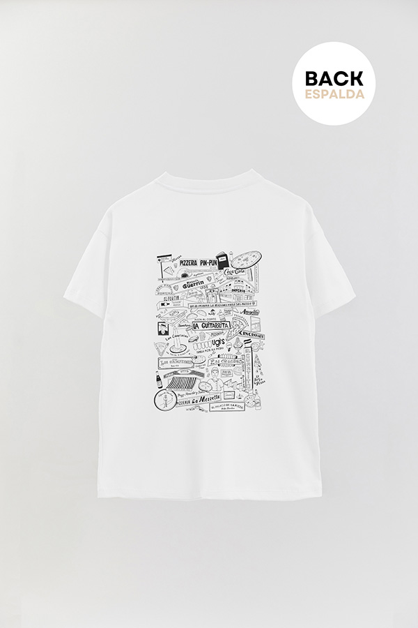 REMERA OVER ESTAMPADA ARG PIZZERIAS
