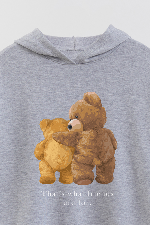 HOODIE RUSTICO KID TEDDY FRIENDS