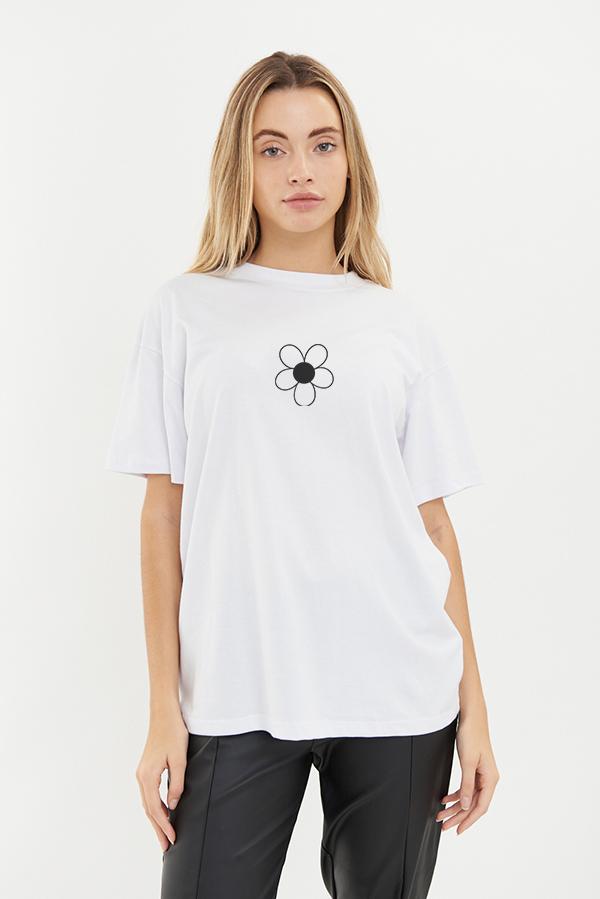 REMERA OVER ESTAMPADA UNISEX DAISY