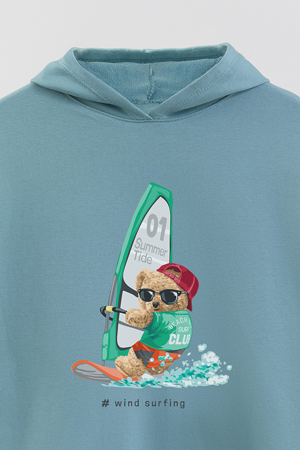 HOODIE RUSTICO KID TEDDY BEACH SURF CLUB