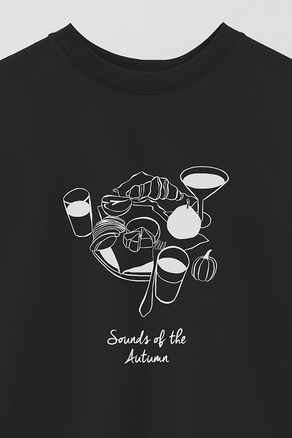 REMERA OVER ESTAMPADA ITALY SOUNDS OF THE AUTUMN