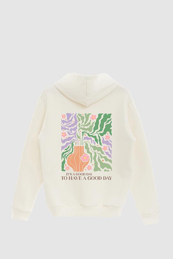 HOODIE ESTAMPADO BOHO IT'S A GOOD DAY TO HAVE A GOOD DAY