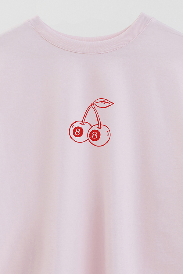 REMERA CROP ESTAMPADA VALENTINE CHERRY 8
