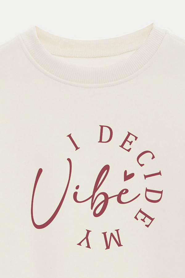 BUZO CROP FRISA ESTAMPADO MINIMAL LOVE VIBE