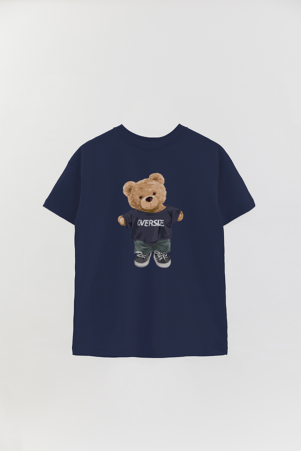 REMERA OVER ESTAMPADA UNISEX TEDDY OVERSIZE