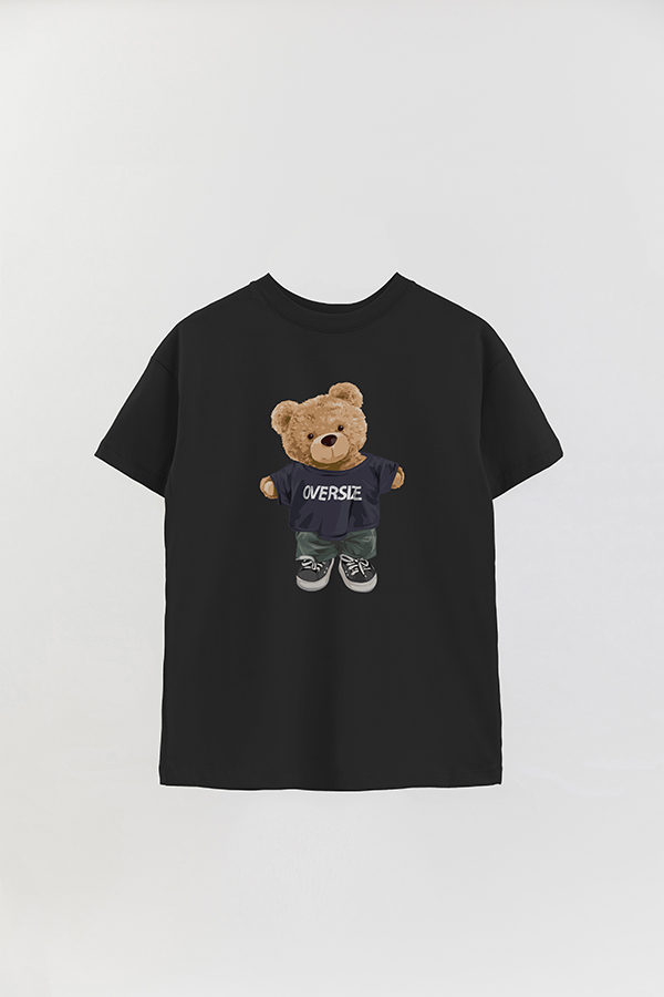 REMERA OVER ESTAMPADA UNISEX TEDDY OVERSIZE