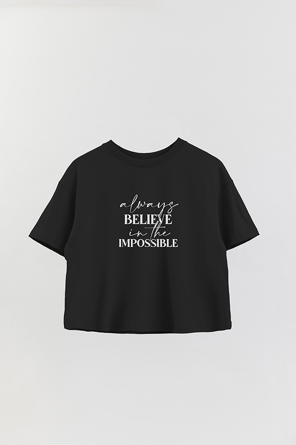 REMERA CROP ESTAMPADA BL YOU ARE ENOUGH