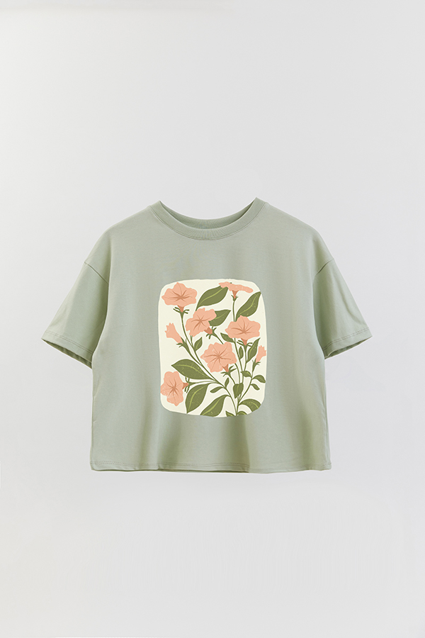 REMERA CROP ESTAMPADA ART 171