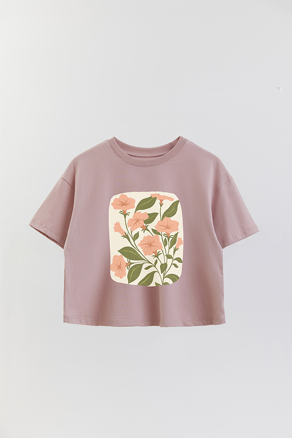REMERA CROP ESTAMPADA ART 171