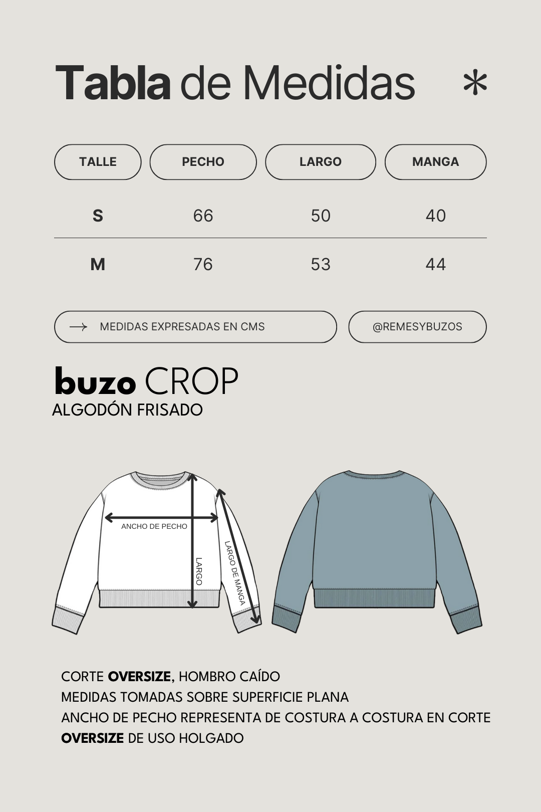 BUZO CROP ESTAMPADO WHISPER OF AUTUMN
