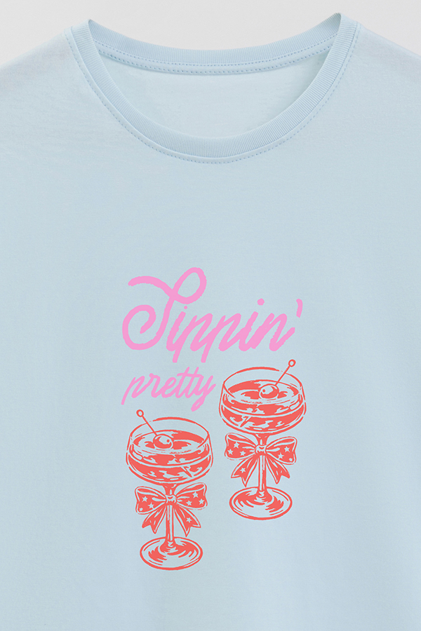 REMERA BASICA ESTAMPADA HD SIPPIN