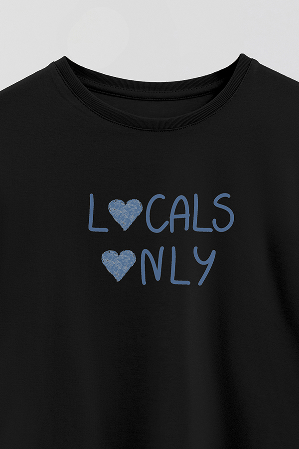 REMERA BOY OVER BEACH LOCALS ONLY