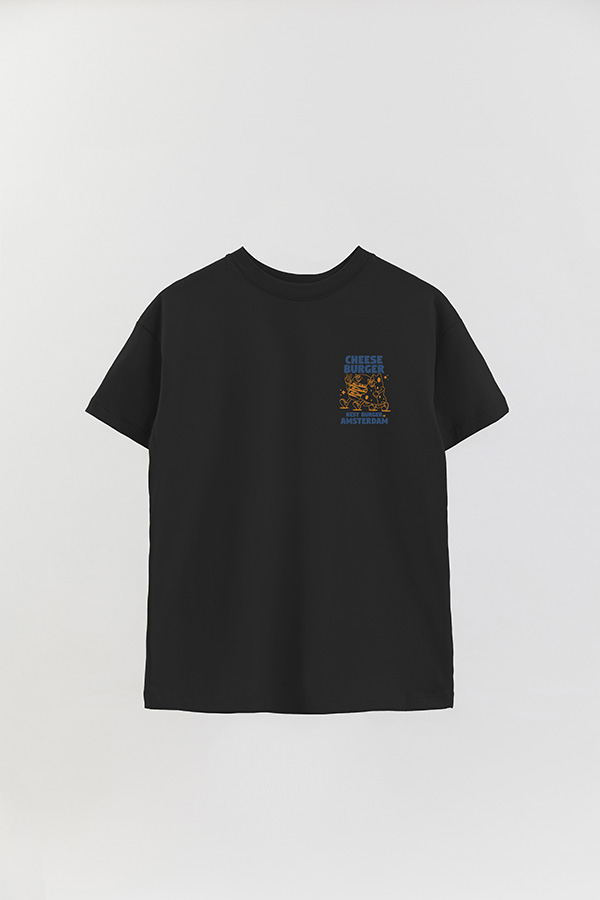 REMERA OVER FB CARTOON BEST BURGUER
