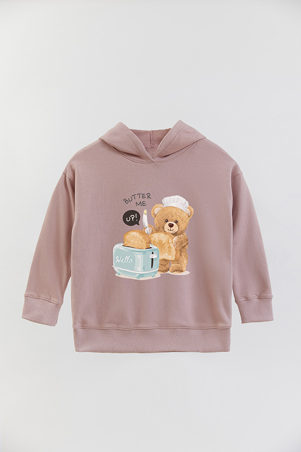 HOODIE RUSTICO KIDS TEDDY BUTTER ME