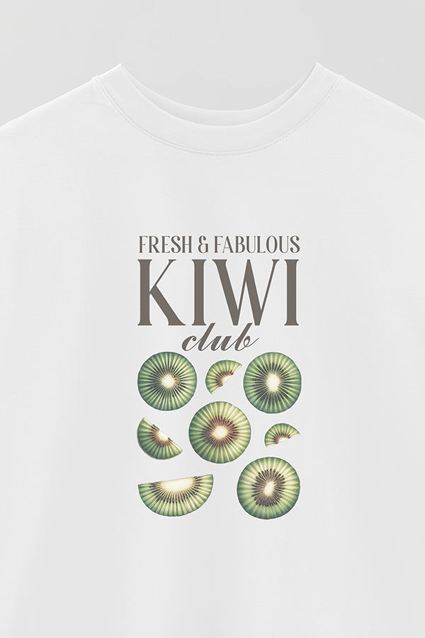 REMERA OVER ESTAMPADA HARVEST KIWI