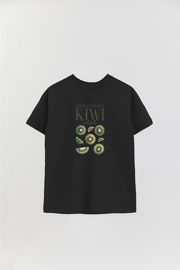REMERA OVER ESTAMPADA HARVEST KIWI