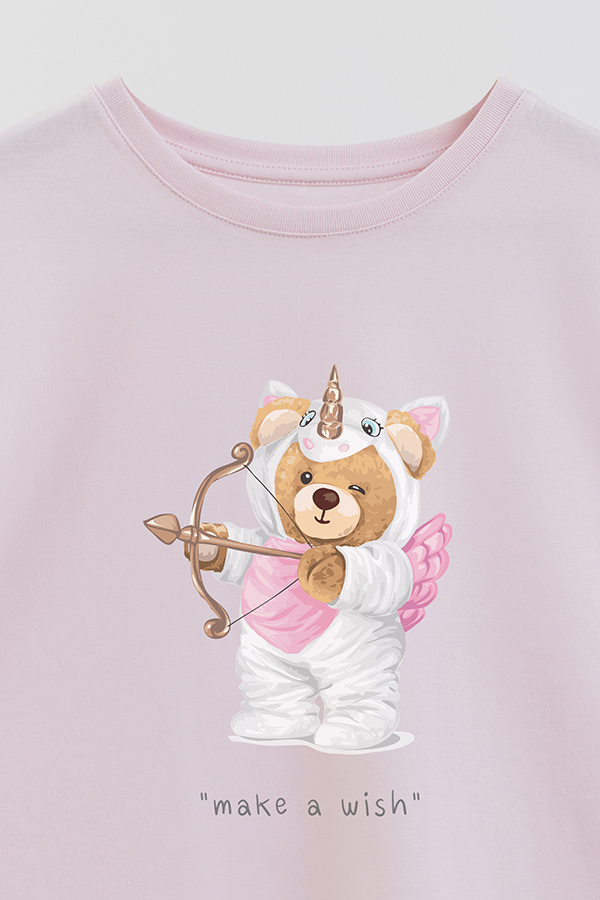 REMERA GB OVERSIZE TEDDY MAKE A WISH
