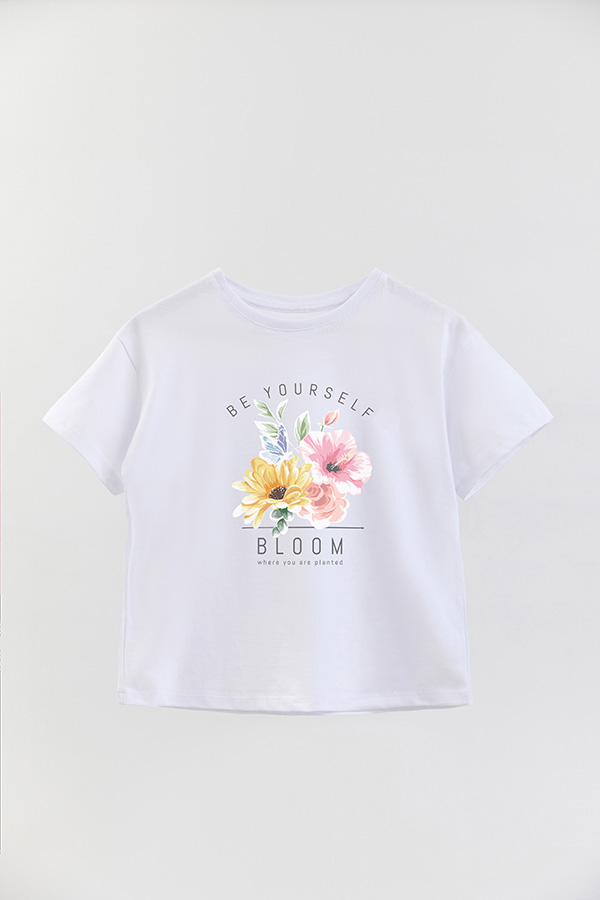 REMERA GIRL OVER BE YOURSELF