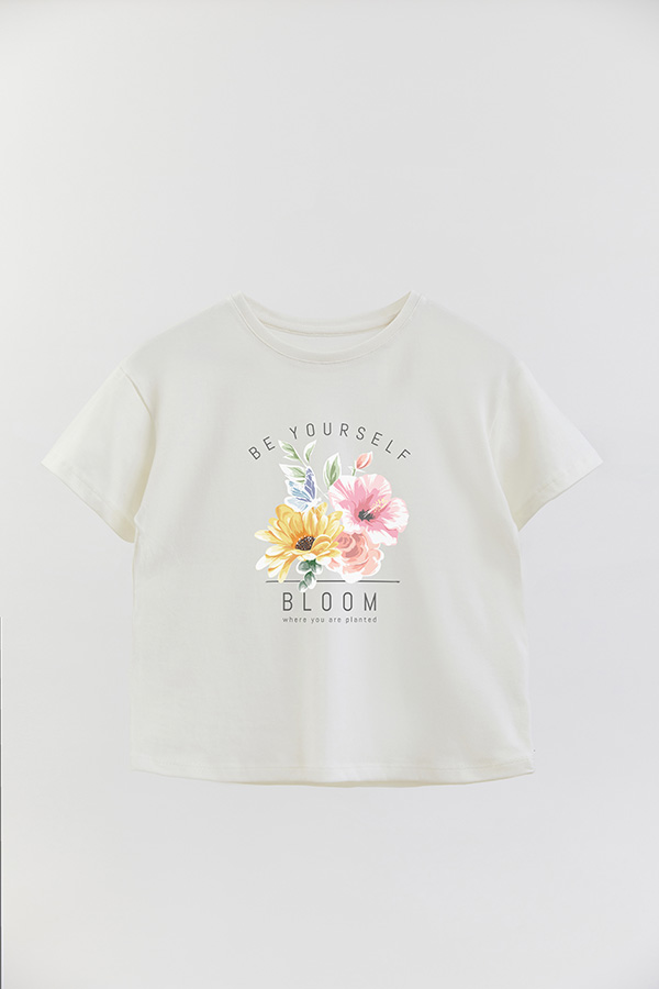 REMERA GIRL OVER BE YOURSELF