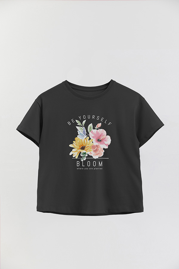 REMERA GIRL OVER BE YOURSELF