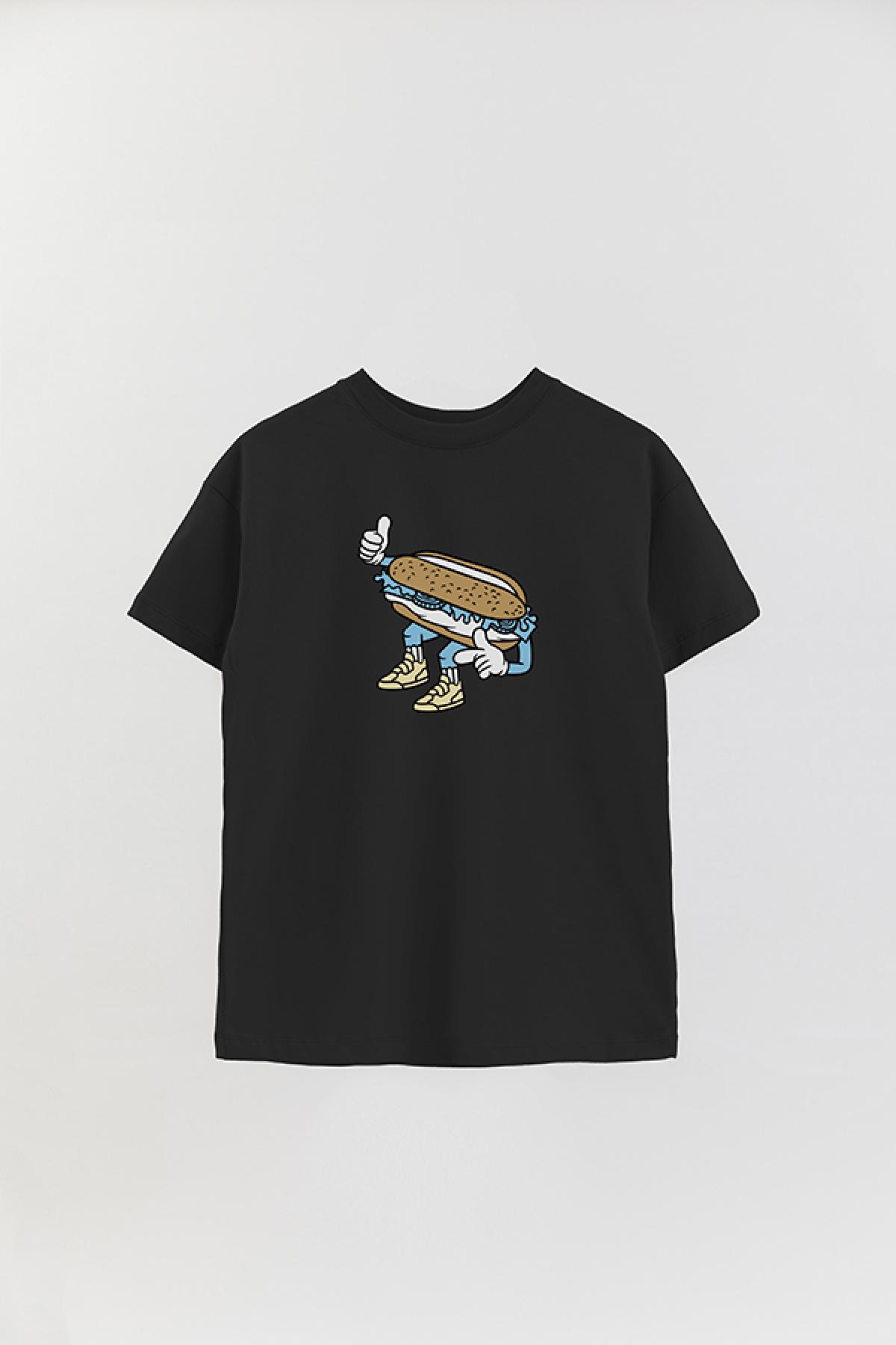 REMERA OVER ESTAMPADA JF ENJOY BITE ME