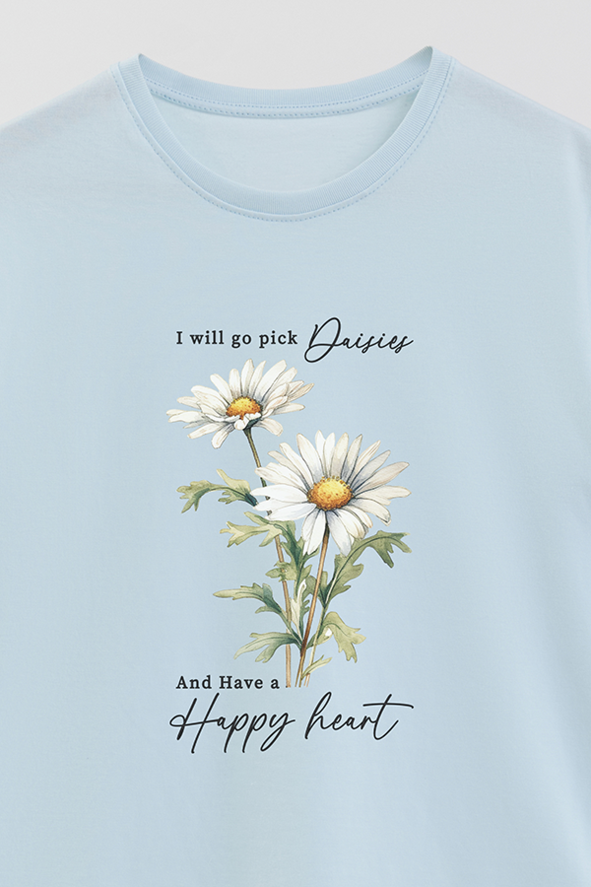 REMERA BASICA ESTAMPADA FLO2 HAPPY HEART