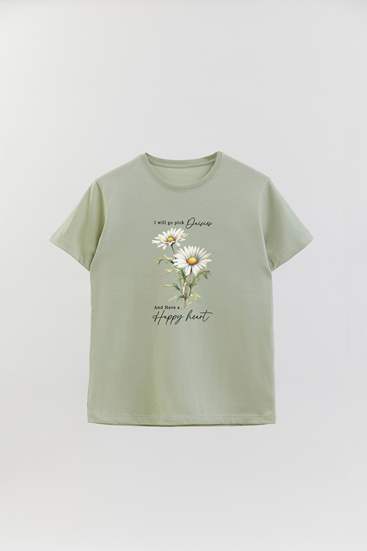 REMERA BASICA ESTAMPADA FLO2 HAPPY HEART