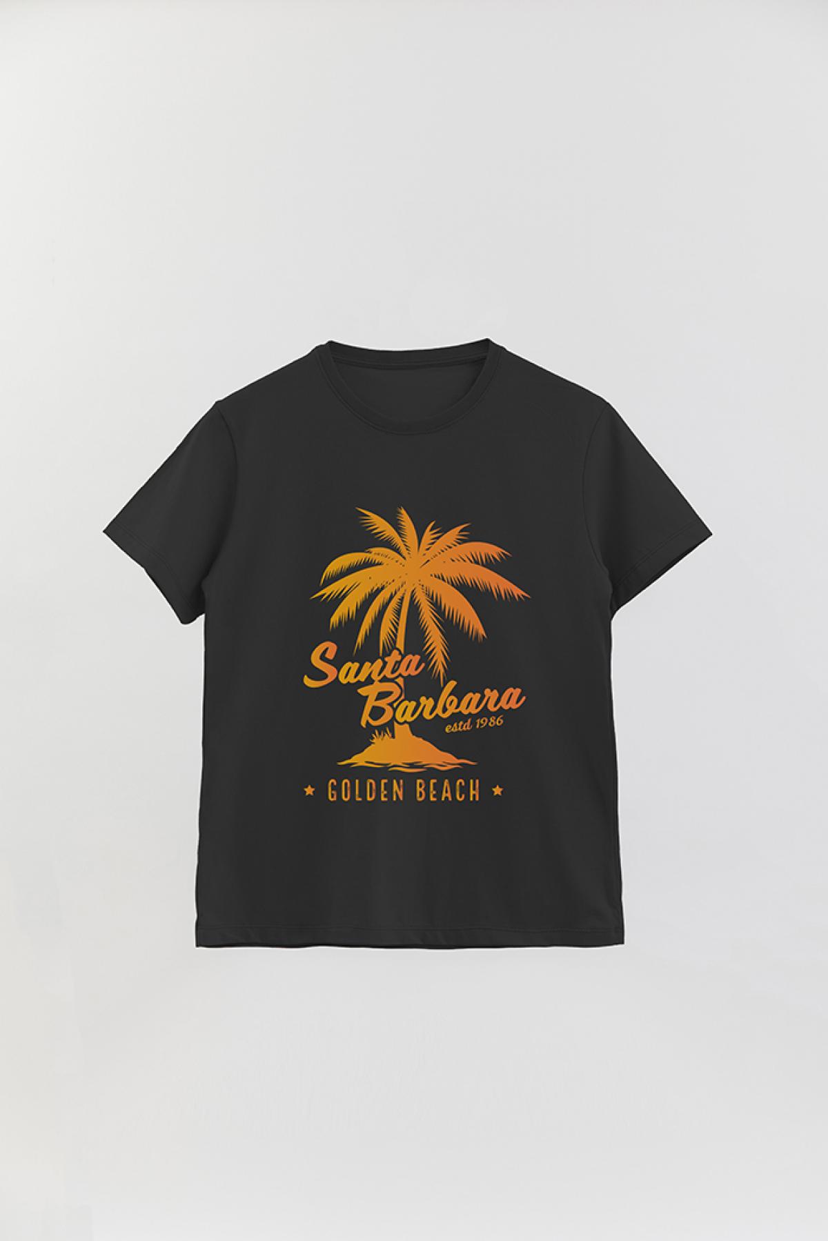 REMERA BASICA ESTAMPADA VG SANTA BARBARA