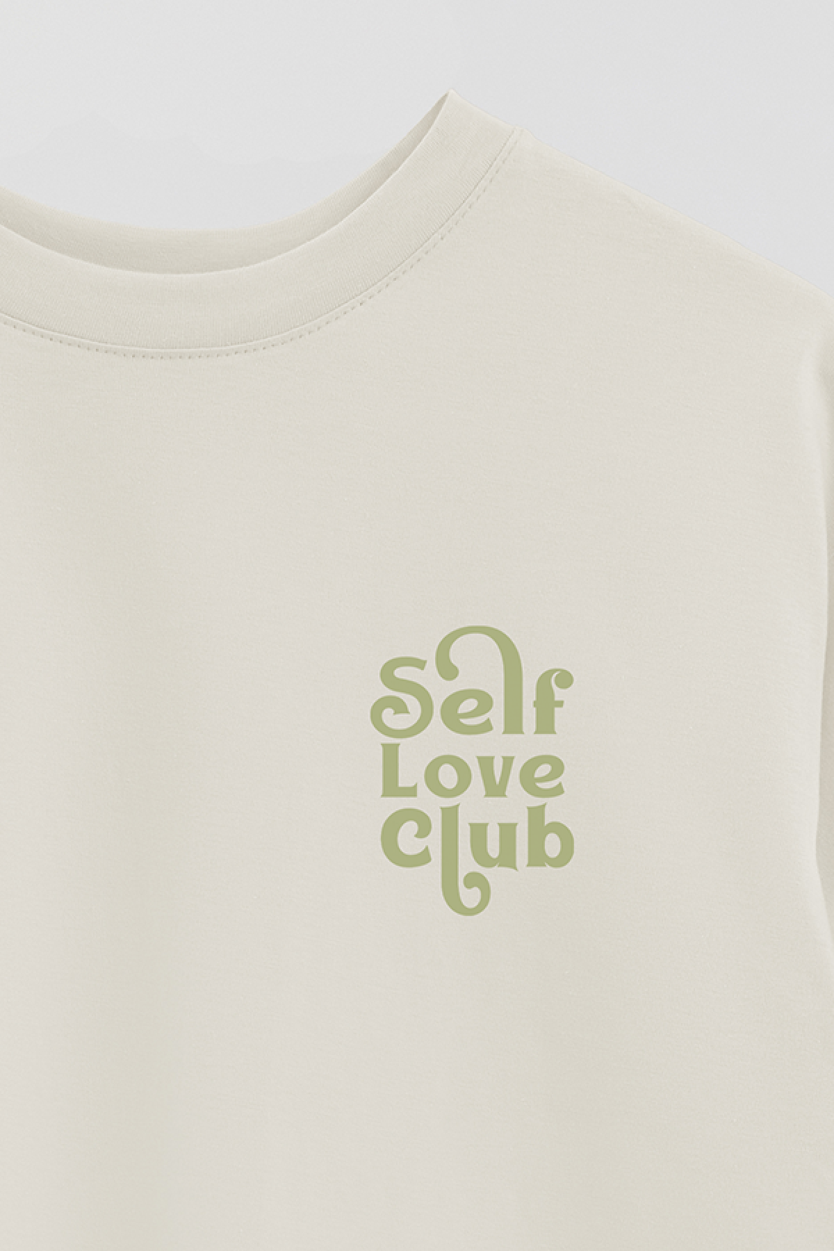 REMERA OVER ESTAMPADA BH2 SELF LOVE CLUB