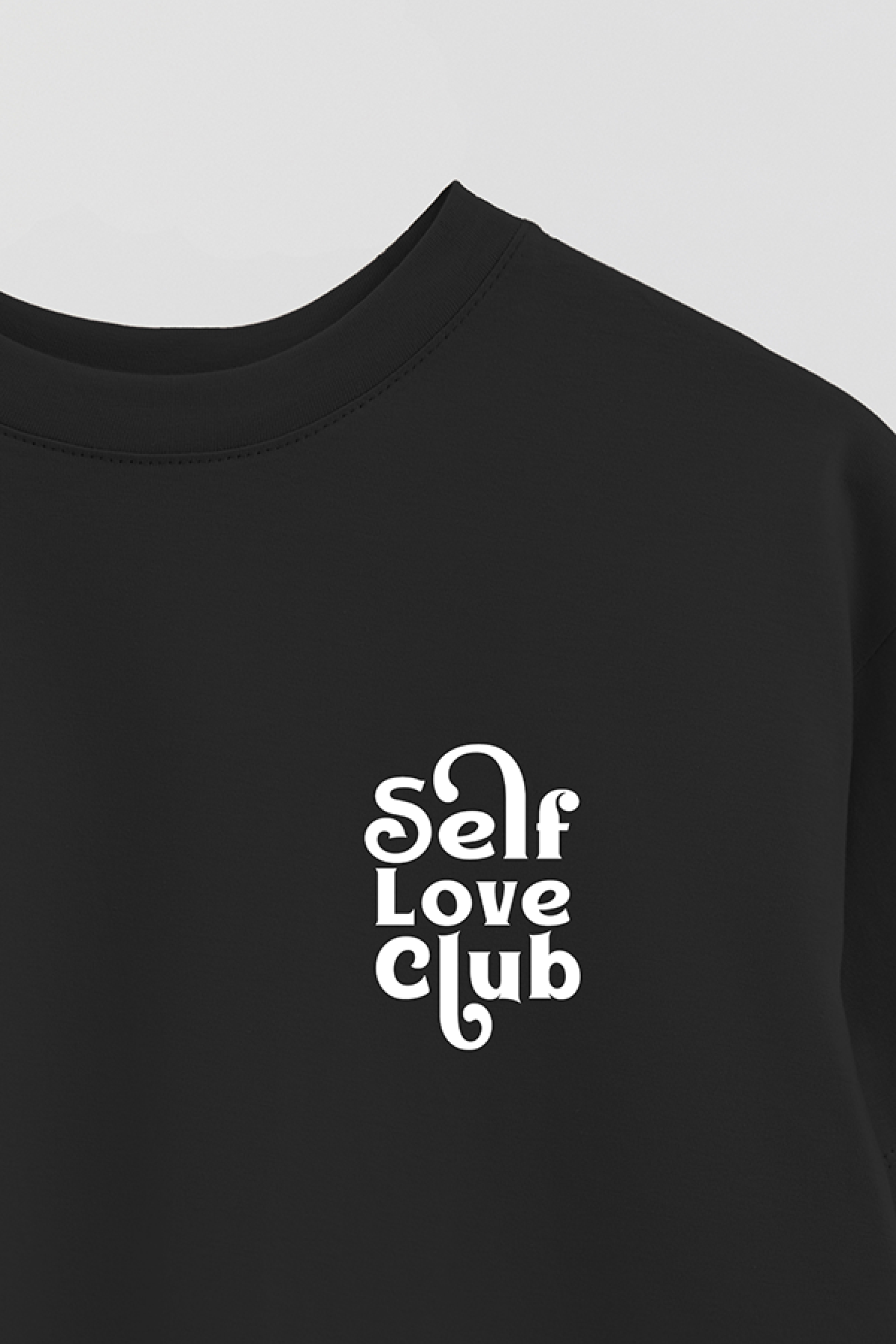 REMERA OVER ESTAMPADA BH2 SELF LOVE CLUB