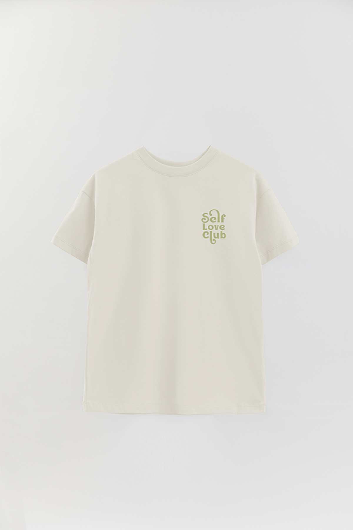REMERA OVER ESTAMPADA BH2 SELF LOVE CLUB