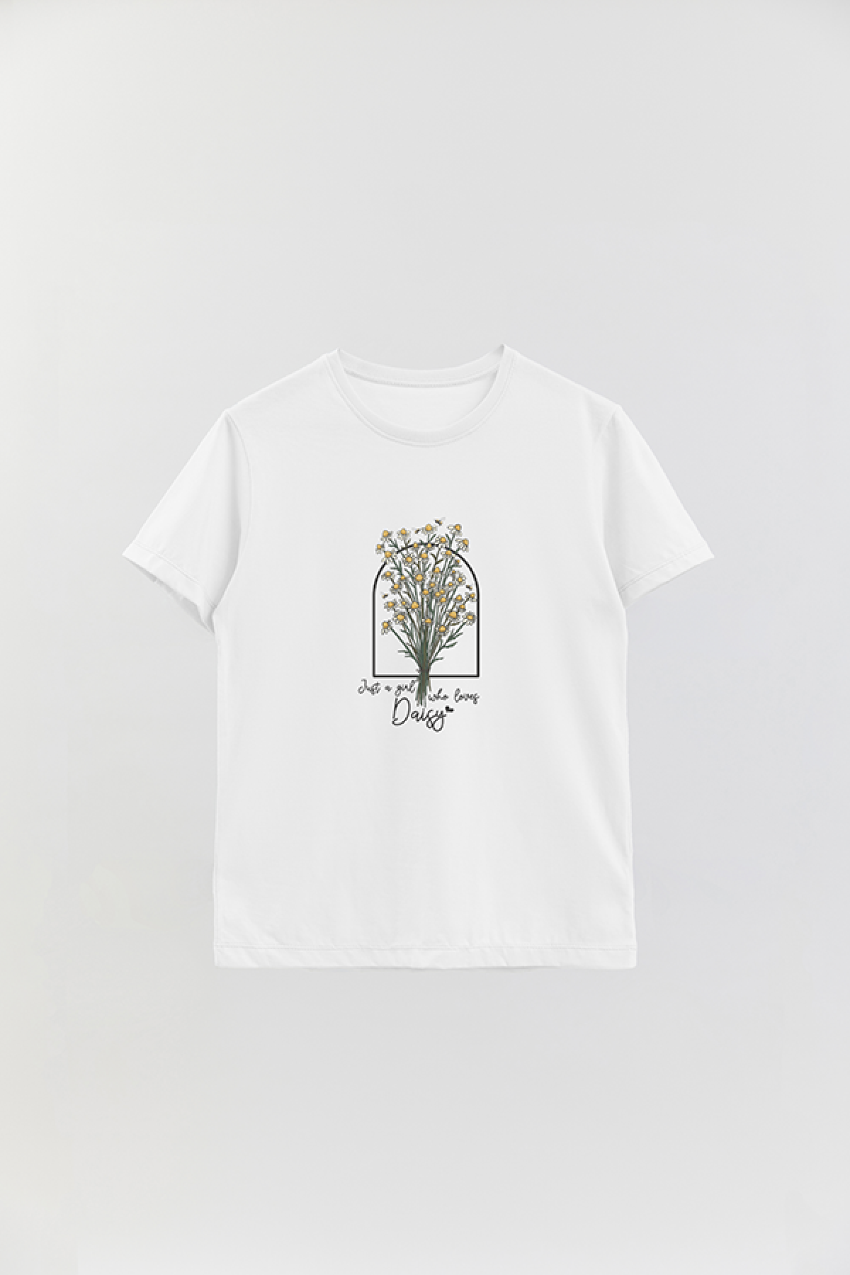 REMERA BASICA ESTAMPADA DS JUST A GIRL