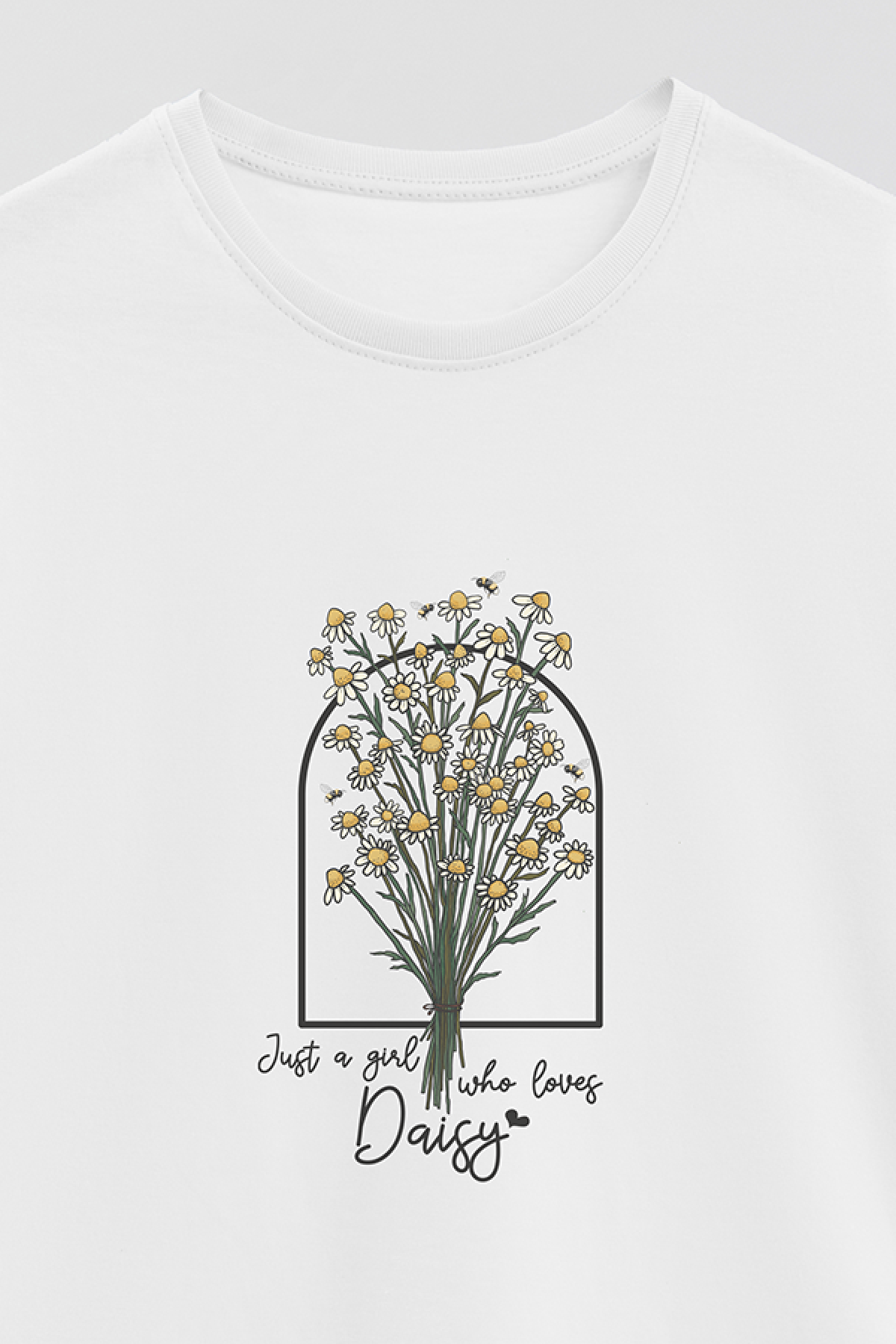 REMERA BASICA ESTAMPADA DS JUST A GIRL
