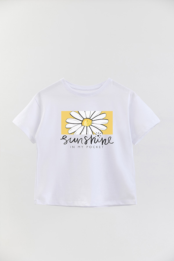 REMERA GIRL OVER SUNSHINE
