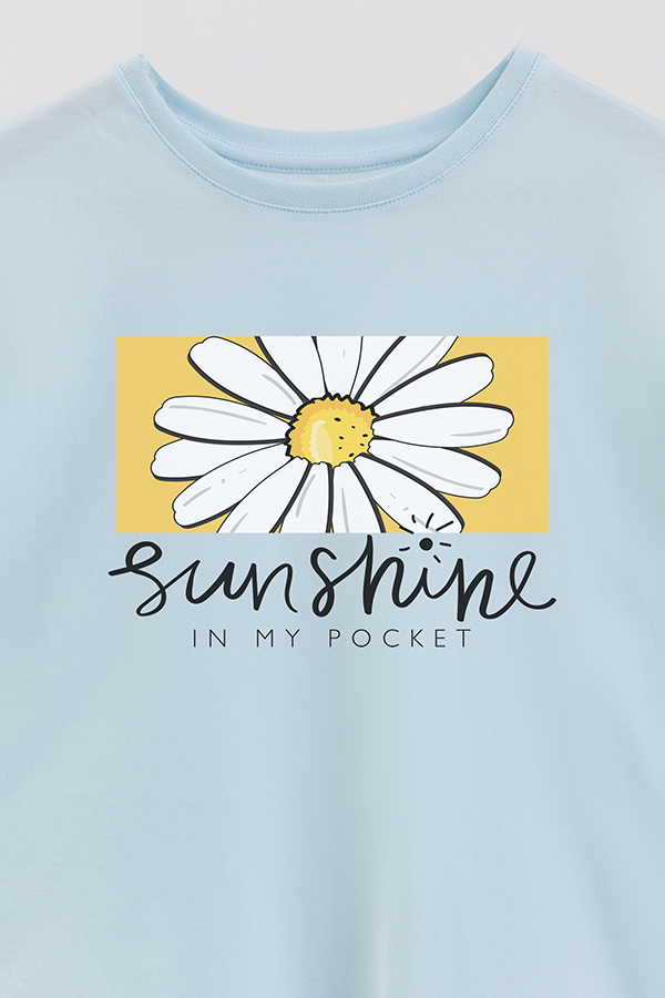 REMERA GIRL OVER SUNSHINE