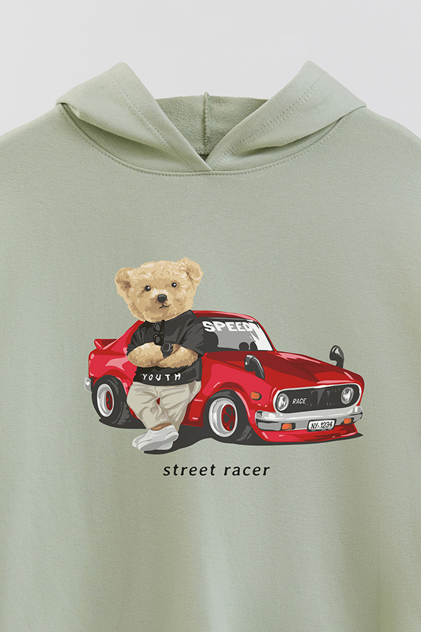 HOODIE RUSTICO BOY TEDDY STREET RACER