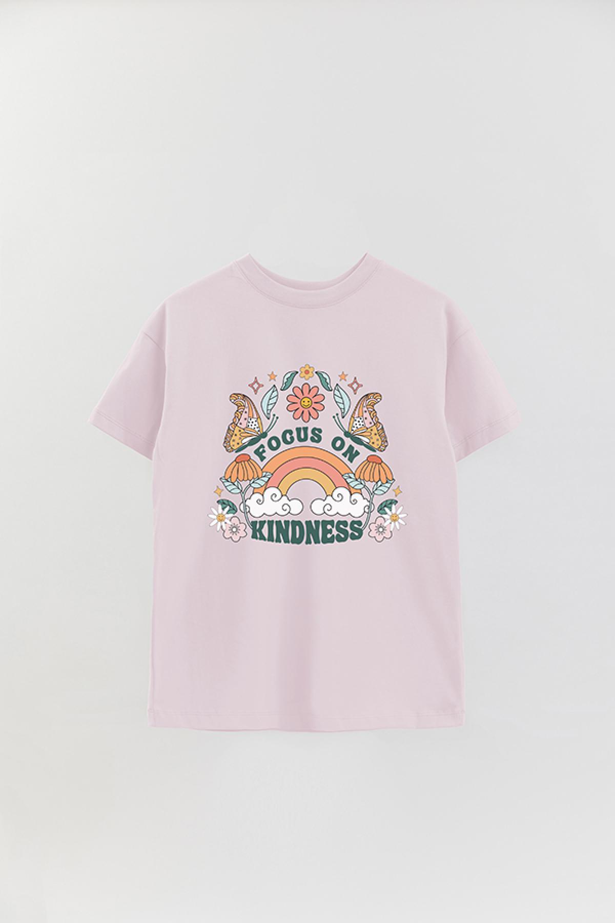 REMERA OVER ESTAMPADA BH2 FOCUS ON KINDNESS