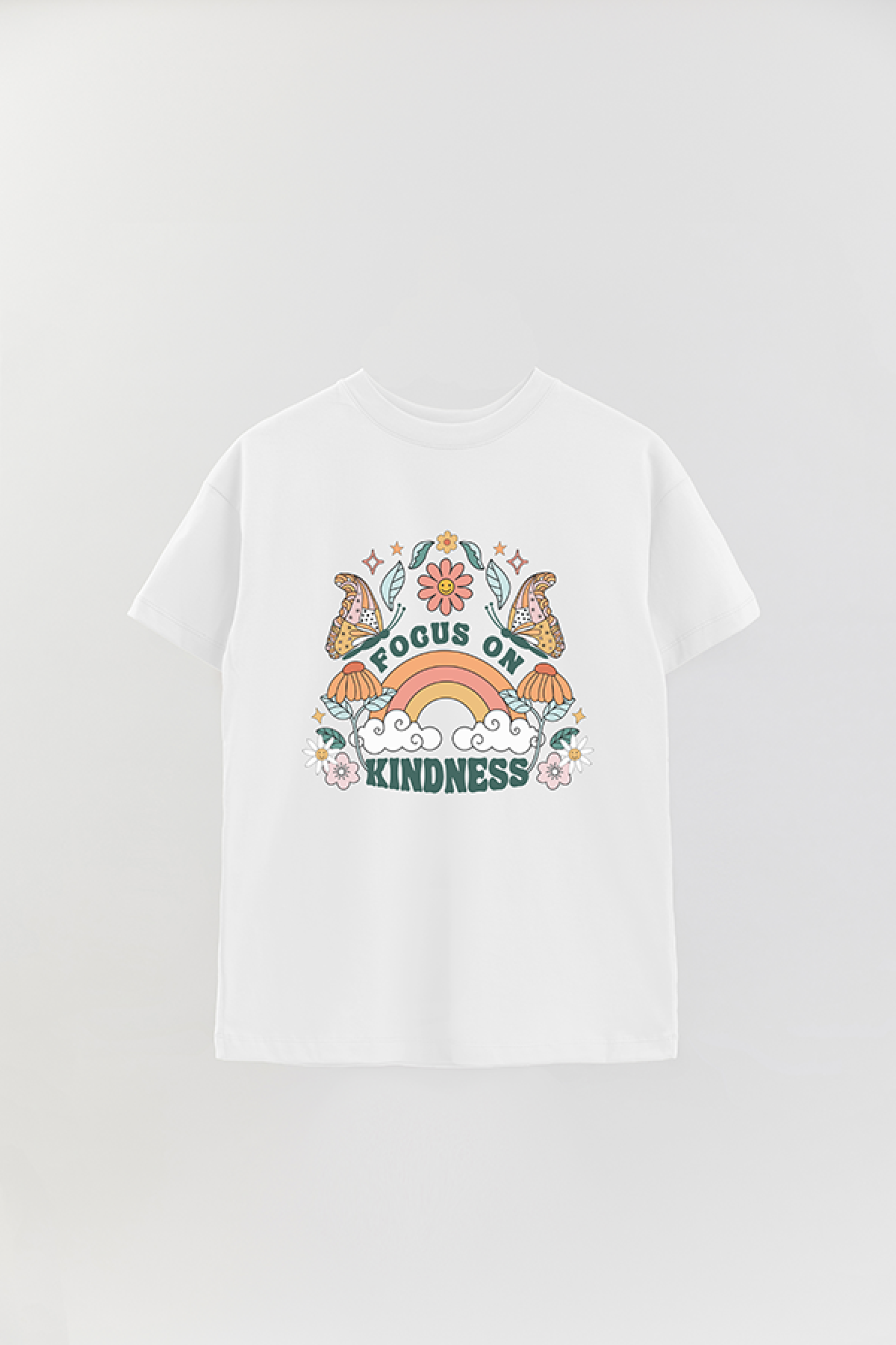 REMERA OVER ESTAMPADA BH2 FOCUS ON KINDNESS