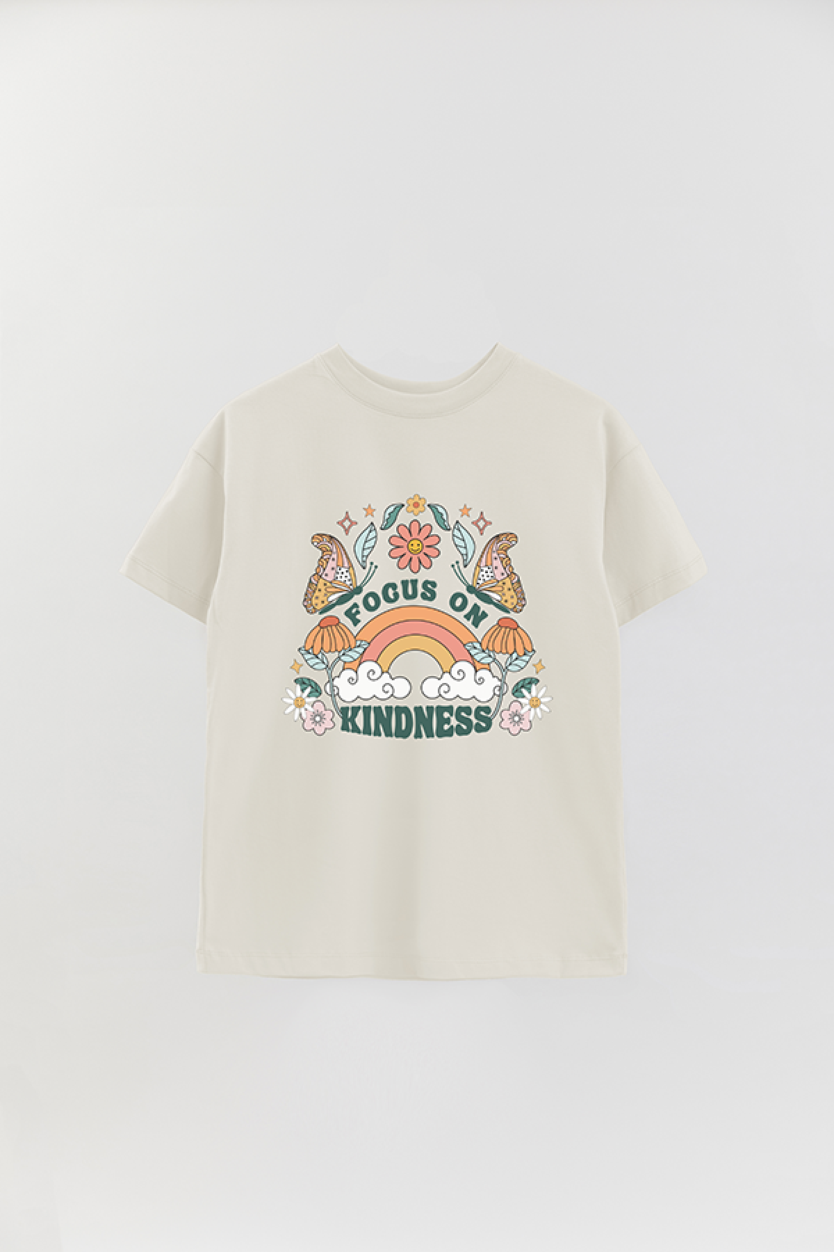 REMERA OVER ESTAMPADA BH2 FOCUS ON KINDNESS