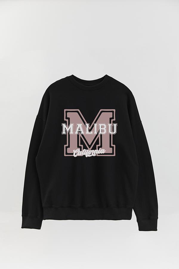 BUZO CREWNECK ESTAMPADO VARSITY MALIBU