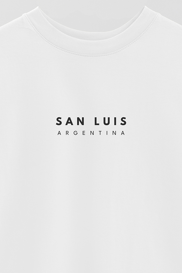 REMERA OVER ESTAMPADA ARG BD SAN LUIS