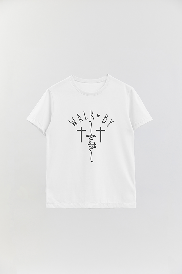 REMERA BASICA UNISEX MNM WALK BY FAITH