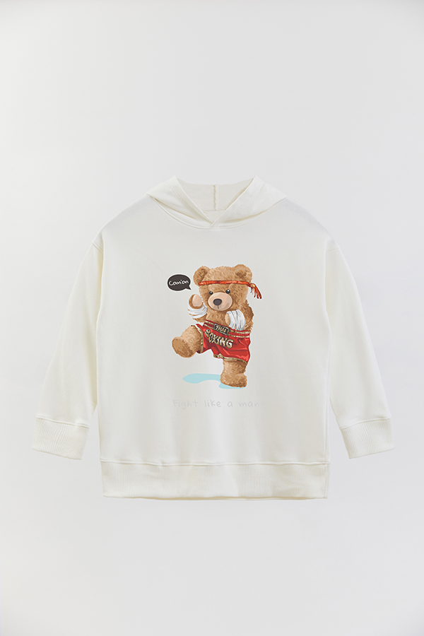 HOODIE RUSTICO KID TEDDY FIGHT LIKE A MAN