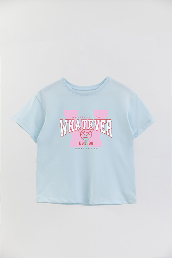 REMERA GIRL OVER WHATEVER