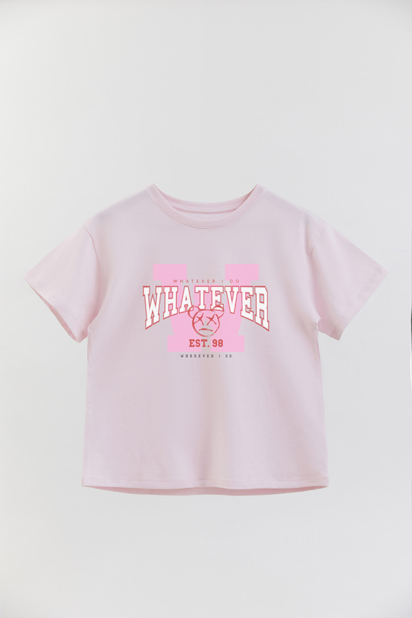 REMERA GIRL OVER WHATEVER