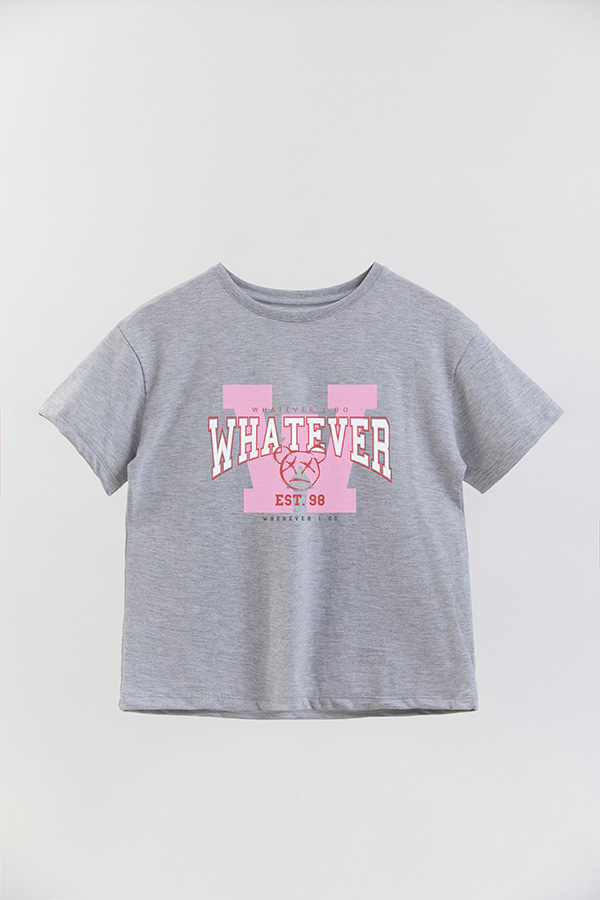 REMERA GIRL OVER WHATEVER