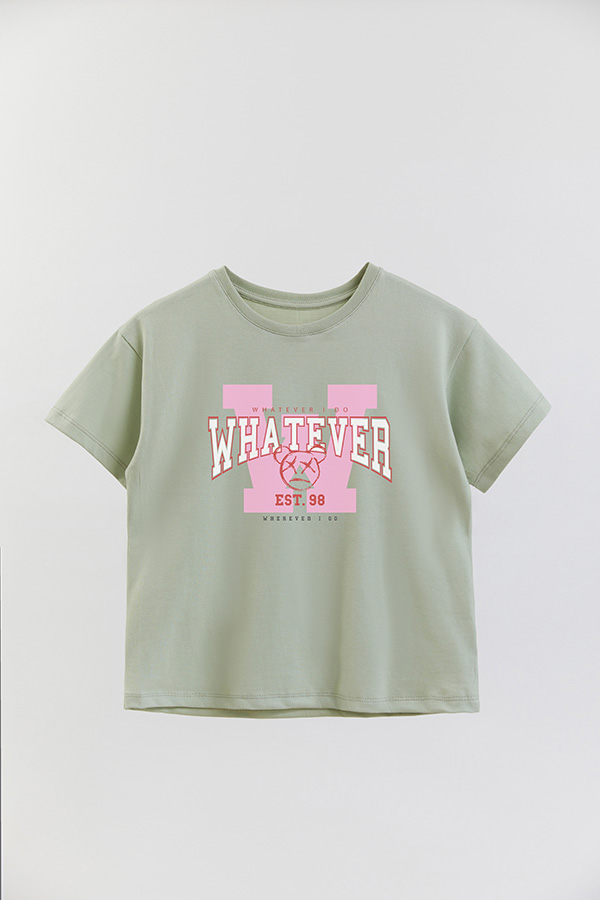 REMERA GIRL OVER WHATEVER