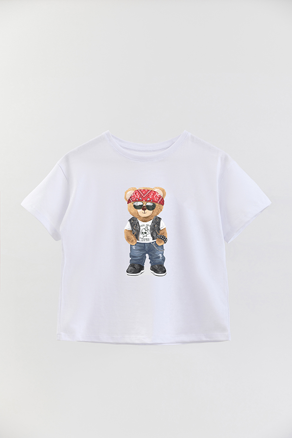 REMERA GB OVERSIZE TEDDY ROCK NEVER DIES