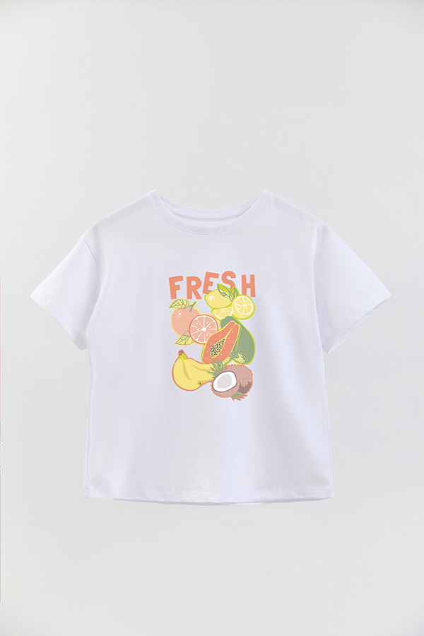REMERA GIRL OVER FRESH